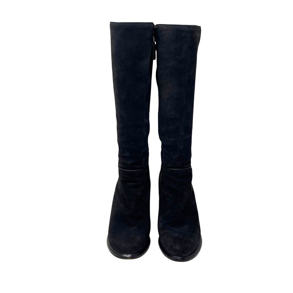 Rag & Bone Lilford Knee-High boots - Black Suede Heeled Boot - Size 38 - Picture 5 of 8